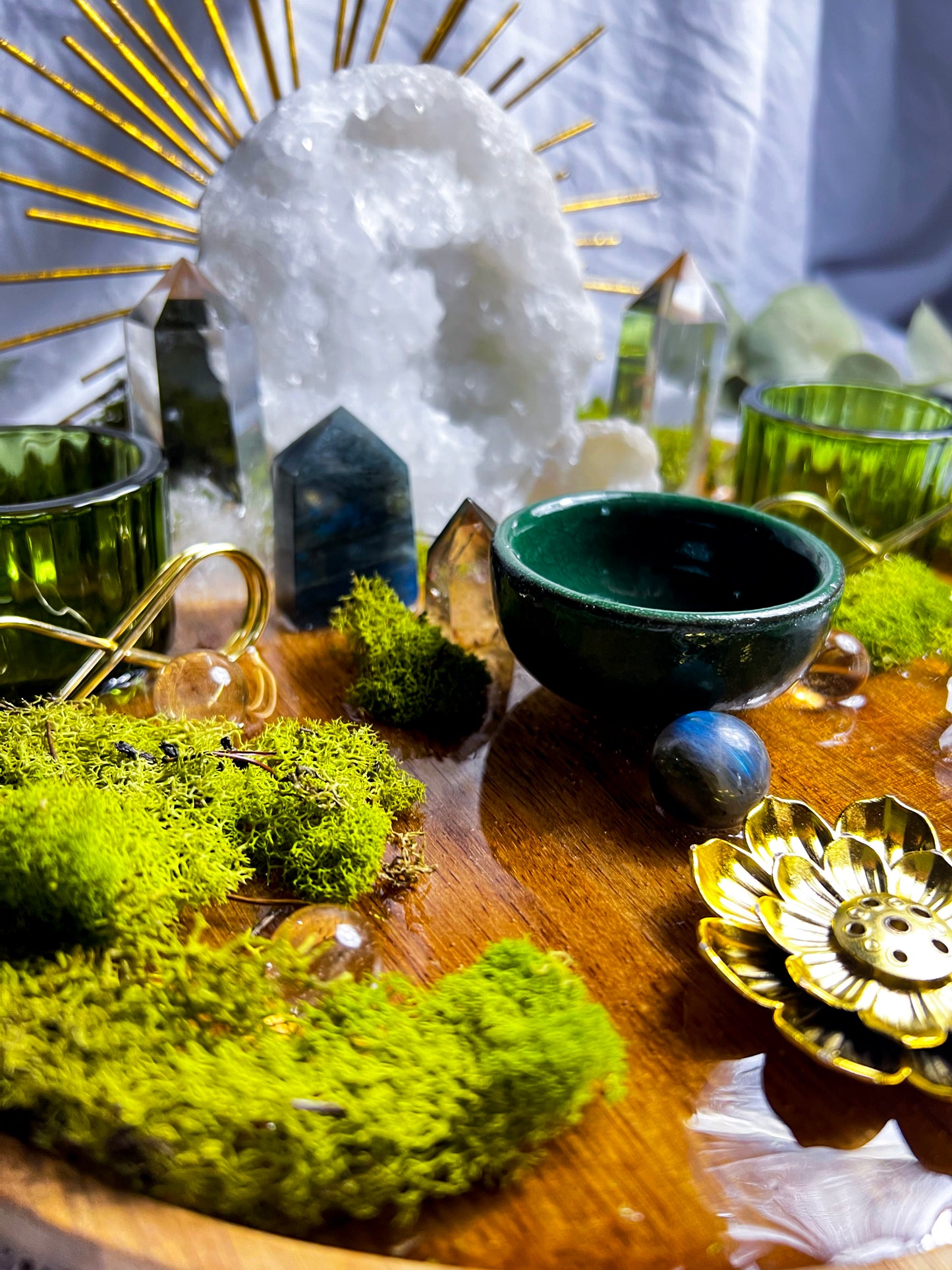 Quartz Geode Radiance Altar