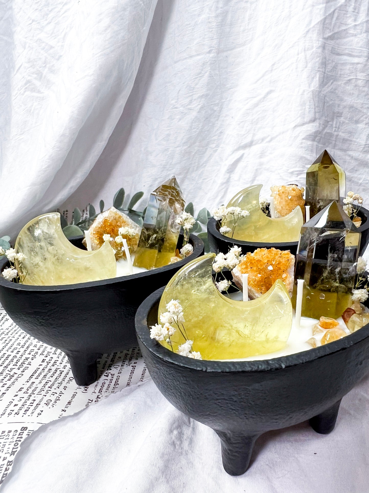 Citrine Horizon | Medium Cauldron Candle