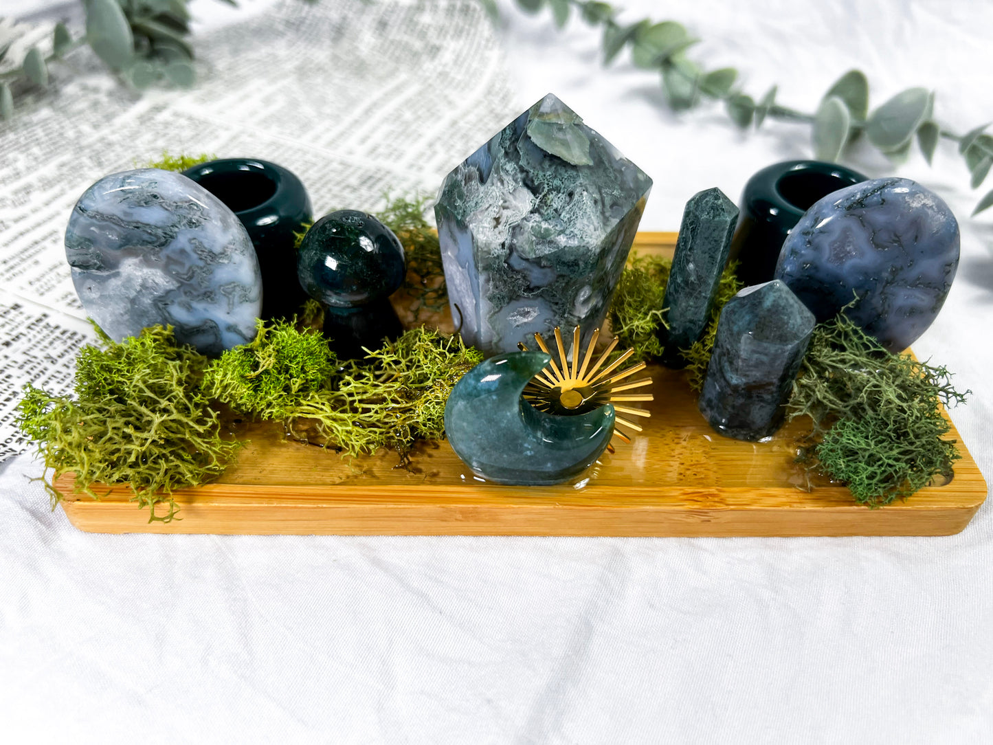 Mossy Temple | Tarot Altar