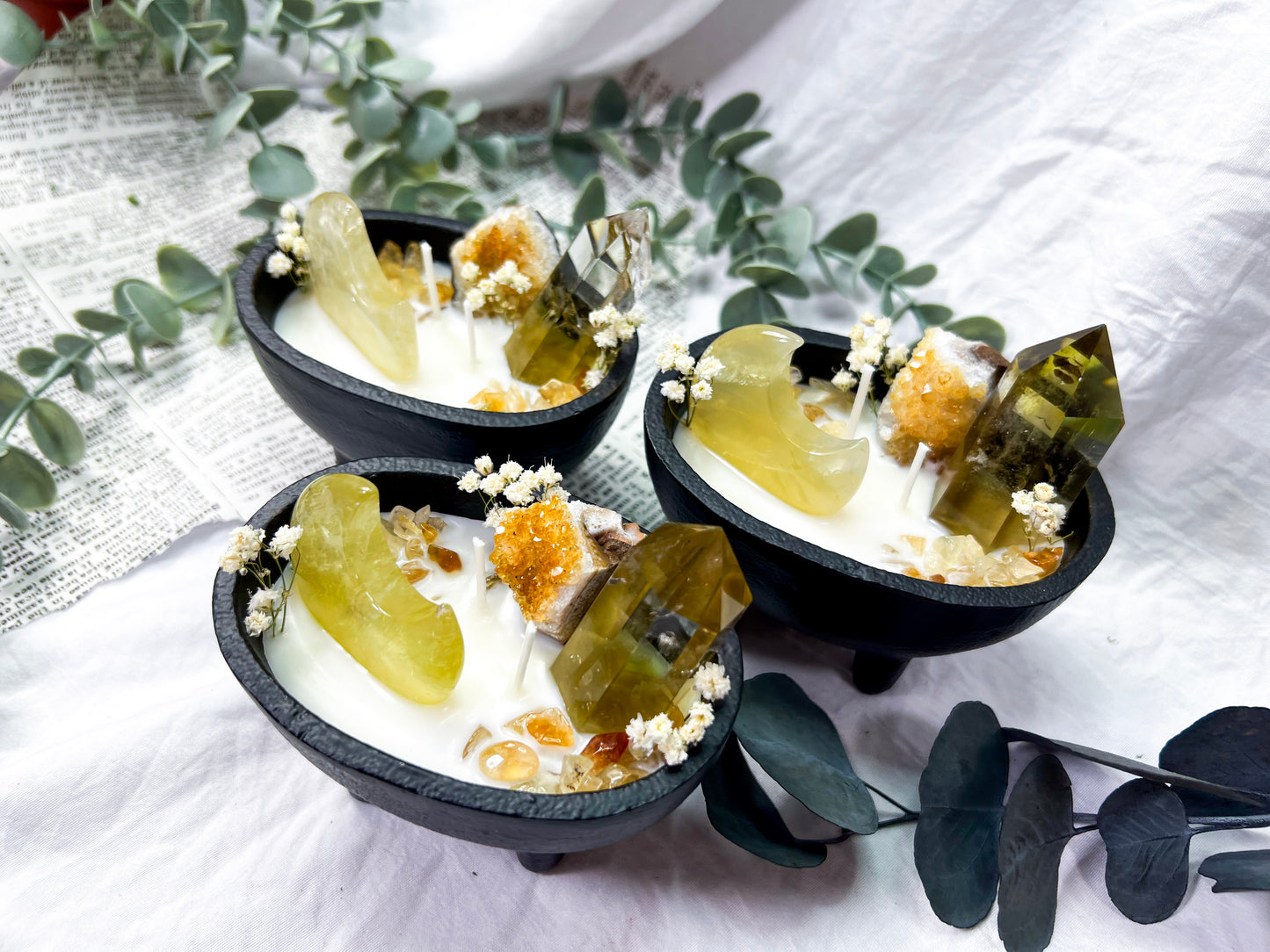 Citrine Horizon | Medium Cauldron Candle