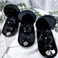 The Quiet Eye: Black Metal Mini Altar Set with Scrying Mirror, Obsidian Sphere, and Onyx Moon for Shadow Work and Protection Rituals