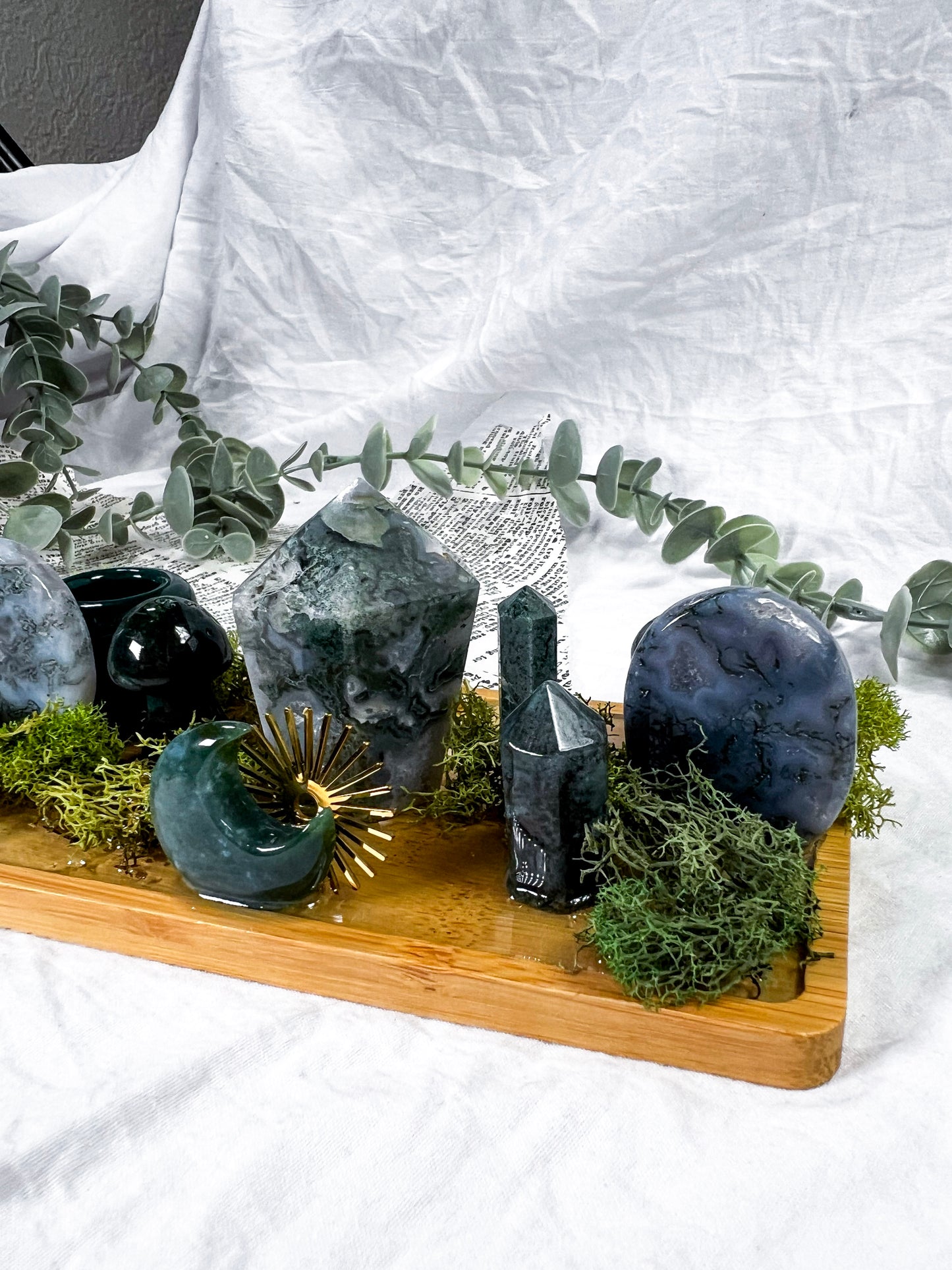 Mossy Temple | Tarot Altar