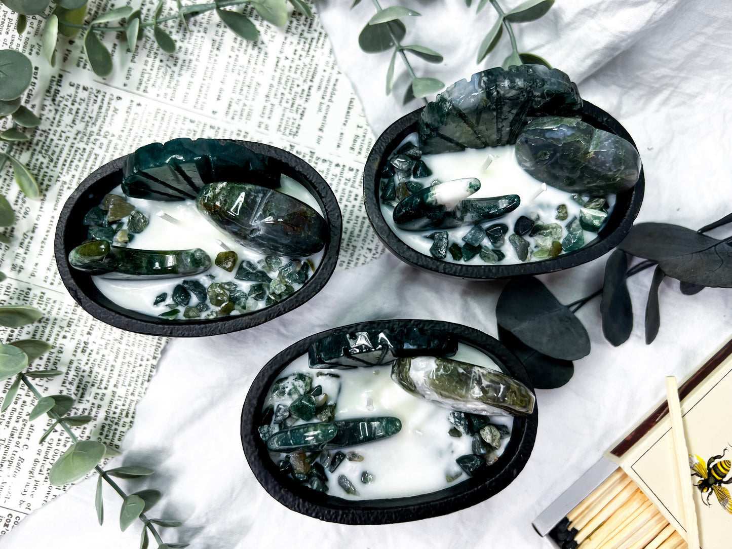 Mossy Reflections | Medium Cauldron Candle