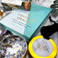 Aquarius Zodiac Kit | Air Sign Gift Set with Candle, Tea, Oil, Crystals, Oracle Book & Zodiac Necklace