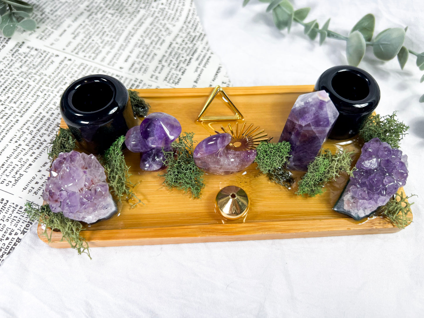 Amethyst Sanctuary | Tarot Altar