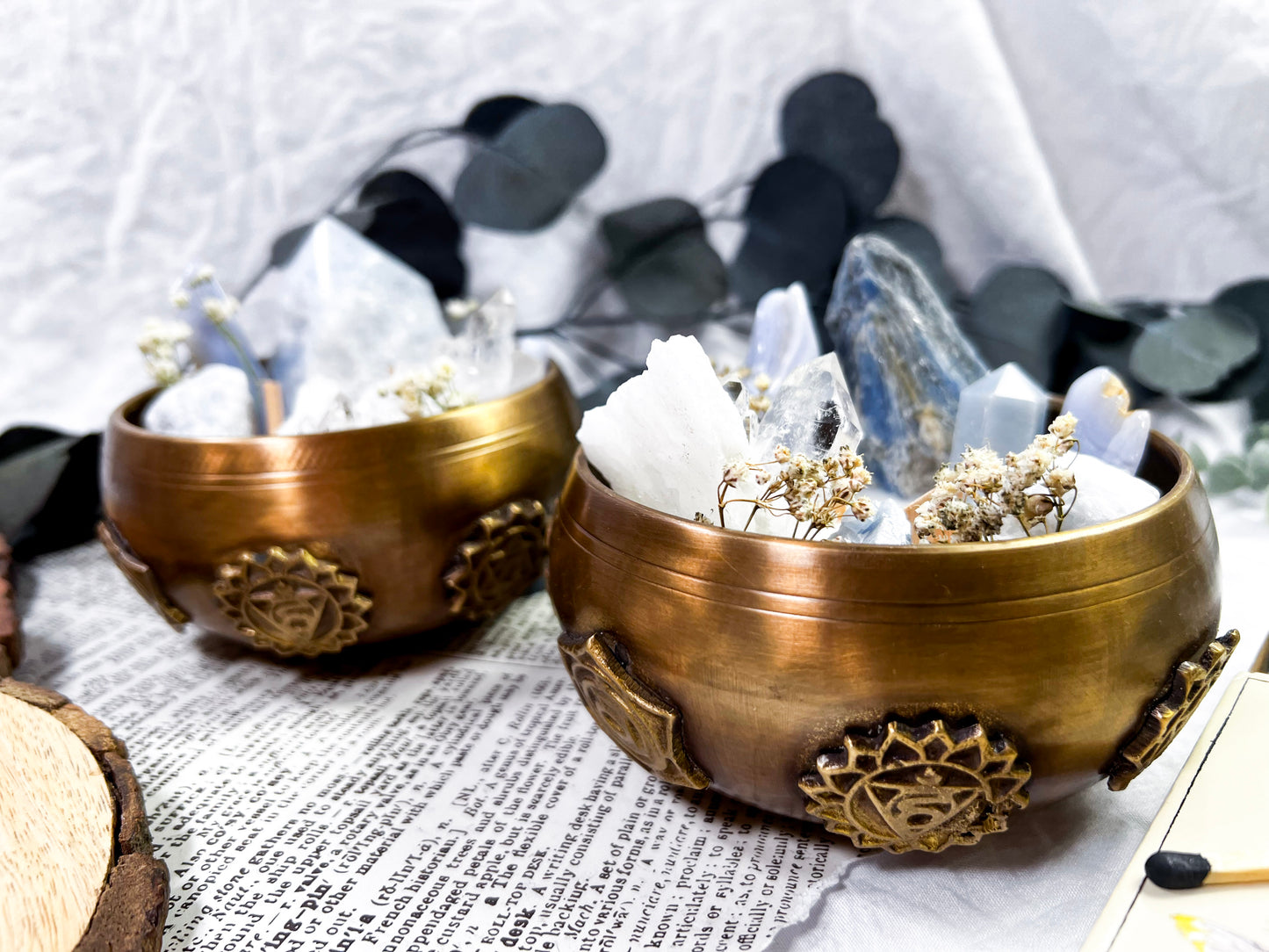 Spirit Weaver Water | Brass Chakra Candle Bowl