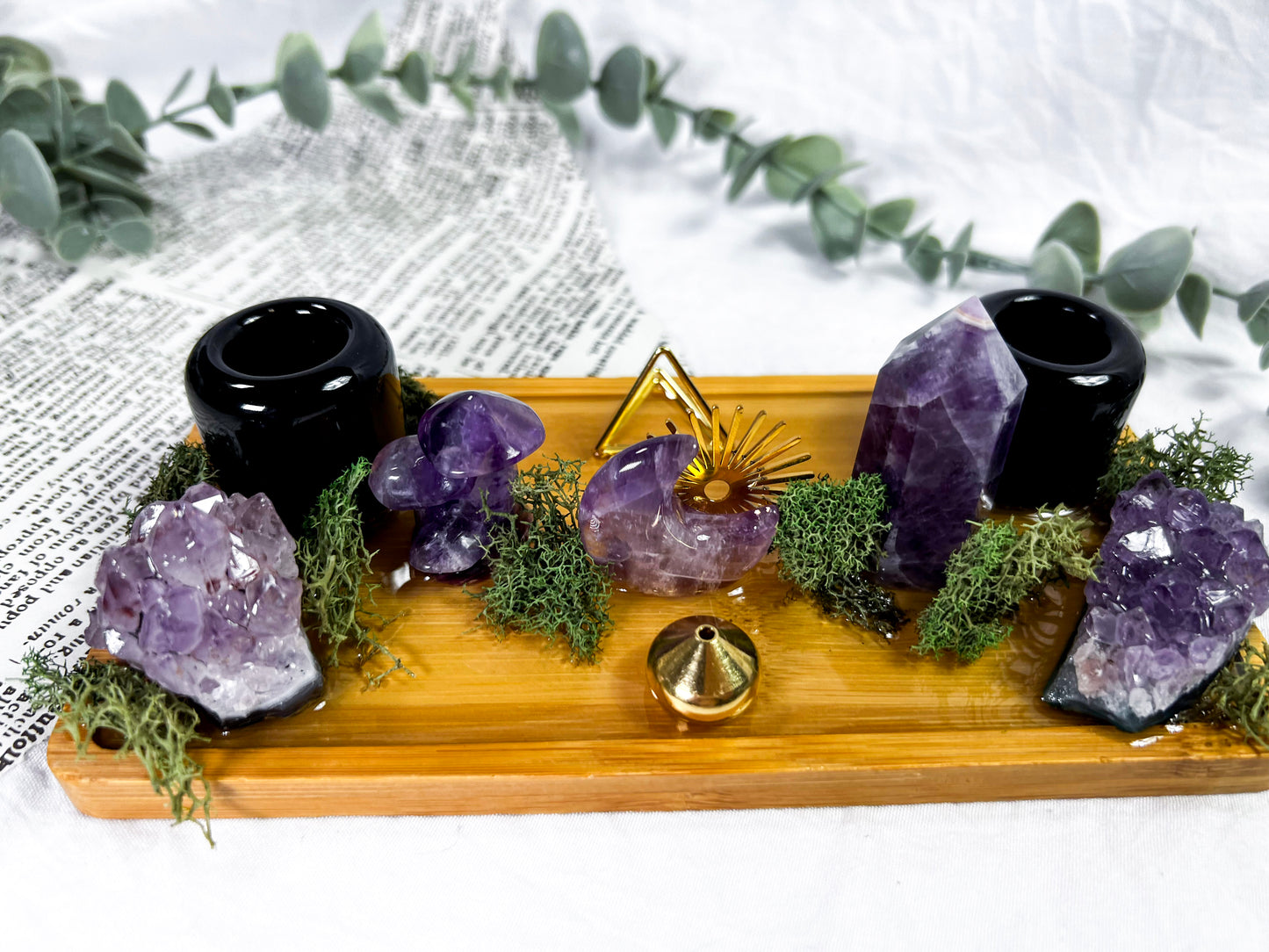 Amethyst Sanctuary | Tarot Altar