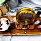 One of a Kind Rose Quartz Altar | Picture Frame, Bowl Candle, Double Tealight & Incense Holder