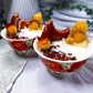 Orange Flower Teacup Intention Candle | Carnelian, Orange Calcite & Mandarin Crystal Candle
