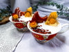 Orange Flower Teacup Intention Candle | Carnelian, Orange Calcite & Mandarin Crystal Candle