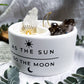 As the Sun So the Moon Yin Yang Candle for Balance Renewal and Dual Energy Rituals | Apple and Mulled Spice