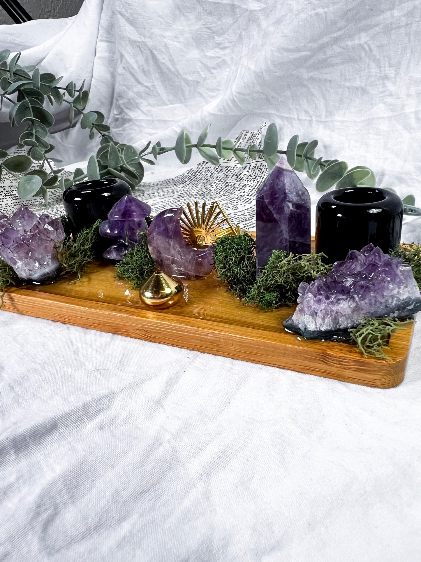 Amethyst Sanctuary | Tarot Altar