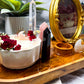 One of a Kind Rose Quartz Altar | Picture Frame, Bowl Candle, Double Tealight & Incense Holder