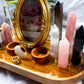 One of a Kind Rose Quartz Altar | Picture Frame, Bowl Candle, Double Tealight & Incense Holder