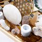 Clear Quartz Altar | Crystal Grid, Towers, Moon, and Modular Tealight or Chime Holder Options