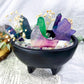 Fluorite Waters | Fluorite Cauldron Candle | Focus, Flow, Mental Clarity