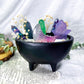Fluorite Waters | Fluorite Cauldron Candle | Focus, Flow, Mental Clarity