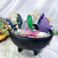 Fluorite Waters | Fluorite Cauldron Candle | Focus, Flow, Mental Clarity