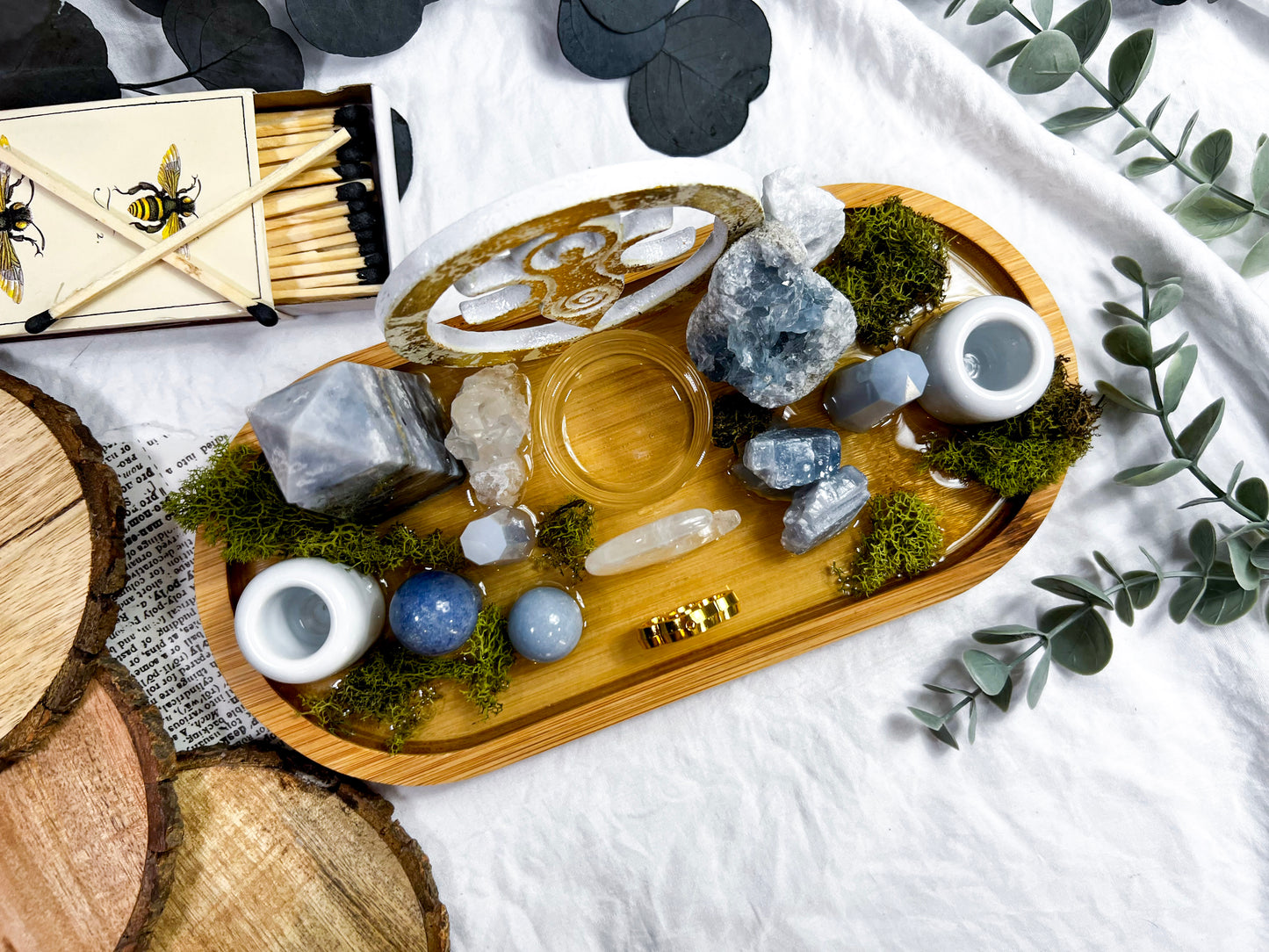 Viel OF Stars | Candle + Incense Altar