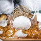 Clear Quartz Altar | Crystal Grid, Towers, Moon, and Modular Tealight or Chime Holder Options