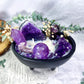 Amethyst Cloak | Amethyst Cauldron Candle | Protection, Calm, Spiritual Support