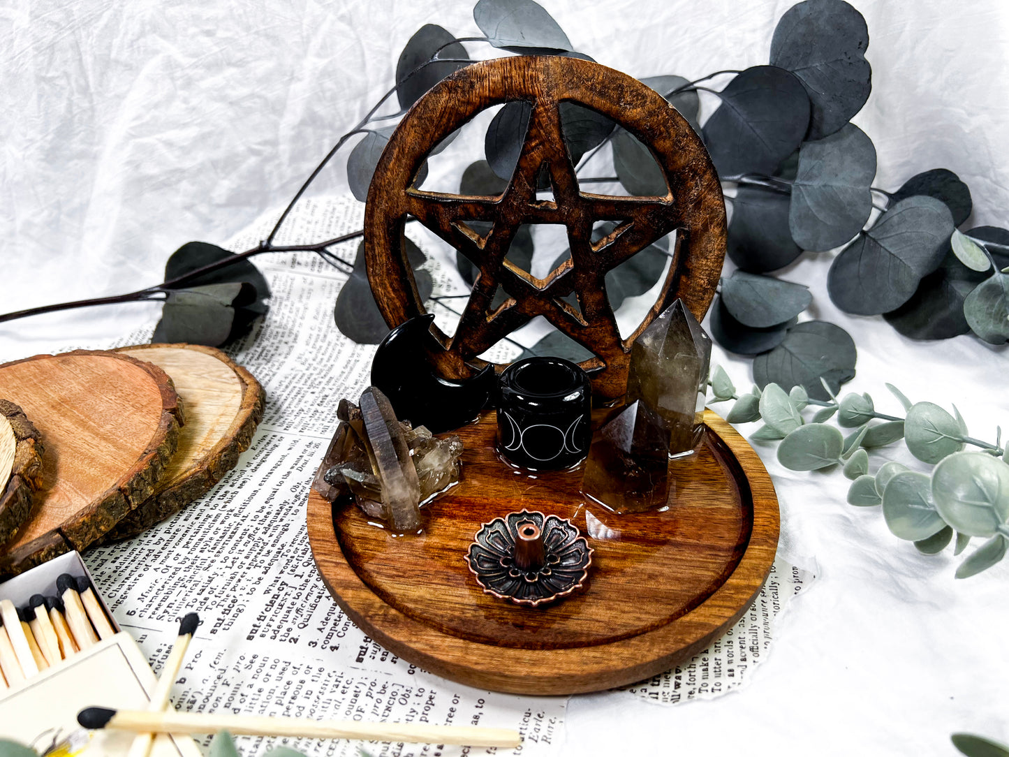 OB Shielded Soul | Candle + Tarot Altar