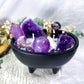Amethyst Cloak | Amethyst Cauldron Candle | Protection, Calm, Spiritual Support