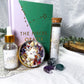 Pisces Zodiac Kit | Water Sign Gift Set with Candle, Tea, Oil, Crystals, Oracle Book & Zodiac Necklace