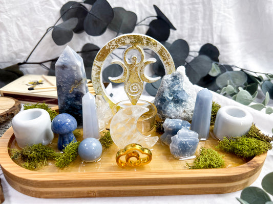 Viel OF Stars | Candle + Incense Altar