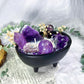 Amethyst Cloak | Amethyst Cauldron Candle | Protection, Calm, Spiritual Support