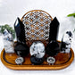 Altar Noche Lunar | Crystal Altar for Protection & Lunar Energy