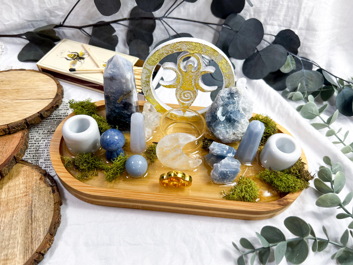 Viel OF Stars | Candle + Incense Altar