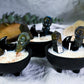 Veil Flame Cauldron Candle | Labradorite Ritual Candle for Intuition, Protection & Spiritual Clarity