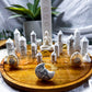 Howlite Crystal Altar | Chakra Incense Holder, Triple Tealight, Double Chime & Mini Flower Vases