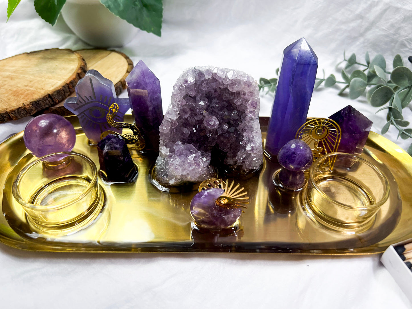 Rune's Light | Large Gold Altar Tray