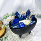 Lapis Light | Lapis Lazuli Cauldron Candle | Truth, Wisdom, Communication