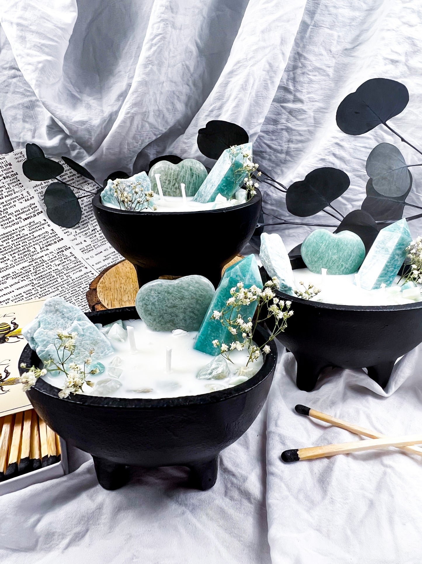 Witch's Meadow | Cast Iron Cauldron Candles