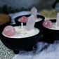 Soft Heart Cauldron Candle | Rose Quartz Ritual Candle for Self-Love, Healing & Softness
