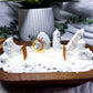 Howlite Crystal Candle | Handmade Soy Dough Bowl Candle | Calming Candle with Bohemian Rose Scent