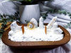 Howlite Crystal Candle | Handmade Soy Dough Bowl Candle | Calming Candle with Bohemian Rose Scent
