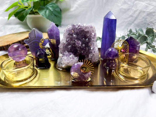 Rune's Light | Large Gold Altar Tray