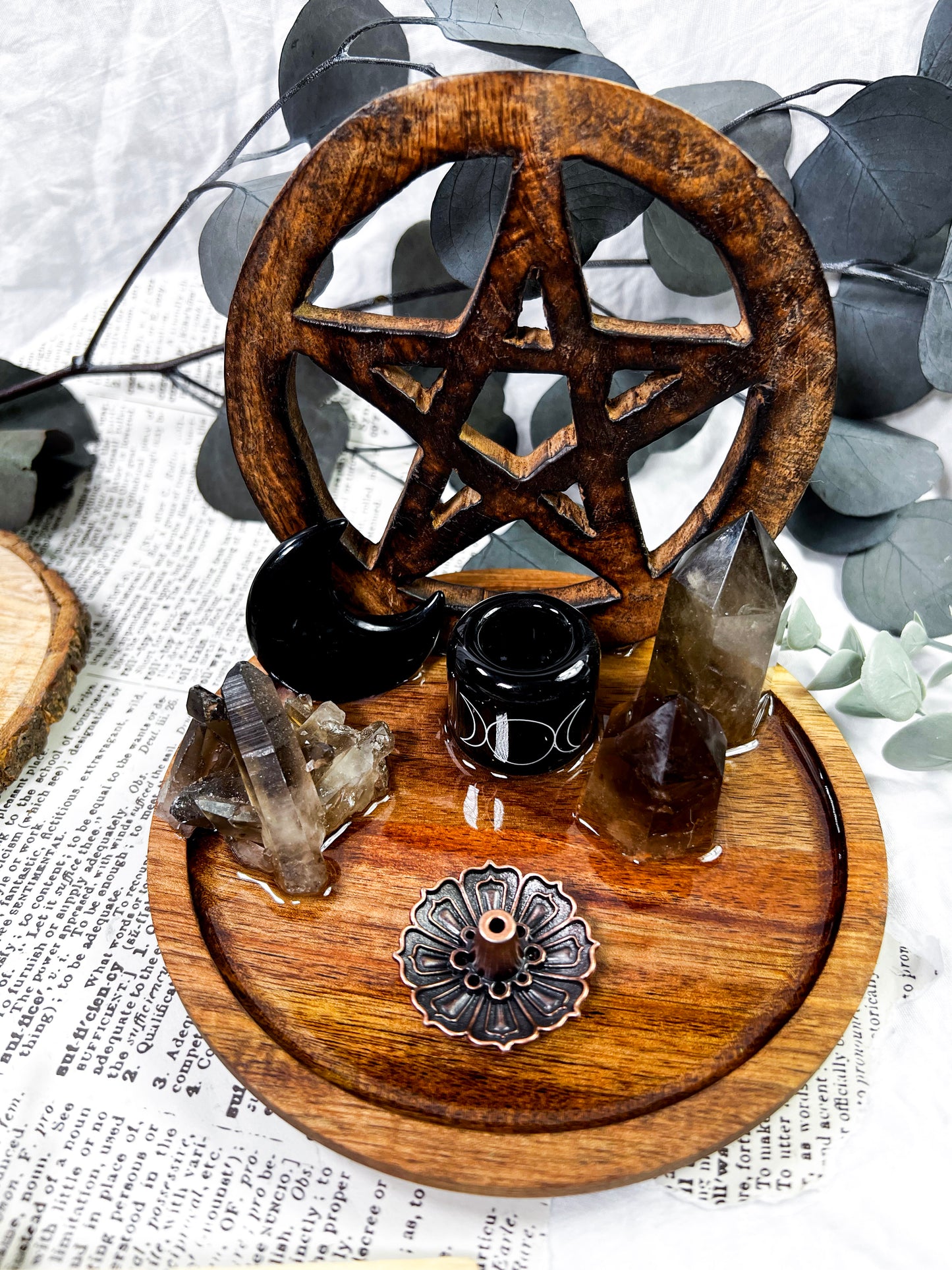 OB Shielded Soul | Candle + Tarot Altar