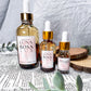 Luna Rosa Lux Oil | Glamour and Nourishing Body Oil with Rose Quartz, Rose Petals and Hibiscus | Bohemian Rose and Golden Hour Scent