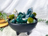 Moss Fields | Moss Agate Cauldron Candle | Grounding, Growth, Stability
