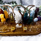 Queer Sanctuary: Rainbow Crystal Pride Altar Set with Towers, Spheres, Candle Holders, and Tarot Stand for Identity and Joyful Spellwork