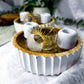 Moon Petal | Clear Quartz Tarot Altar with Double Chime Holders, Tealight Holder and Jasmine
