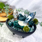 Moss Fields | Moss Agate Cauldron Candle | Grounding, Growth, Stability