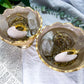 Restorative Light | Healing Altar Bowl with Tarot Holder, Tealight Holder, Clear Quartz and Rose Quartz