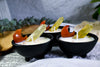 Solar Drive Cauldron Candle | Citrine & Carnelian Ritual Candle for Confidence, Creativity & Abundance