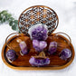 Altar Violeta Mística | Crystal Altar for Spiritual Connection & Calm Energy